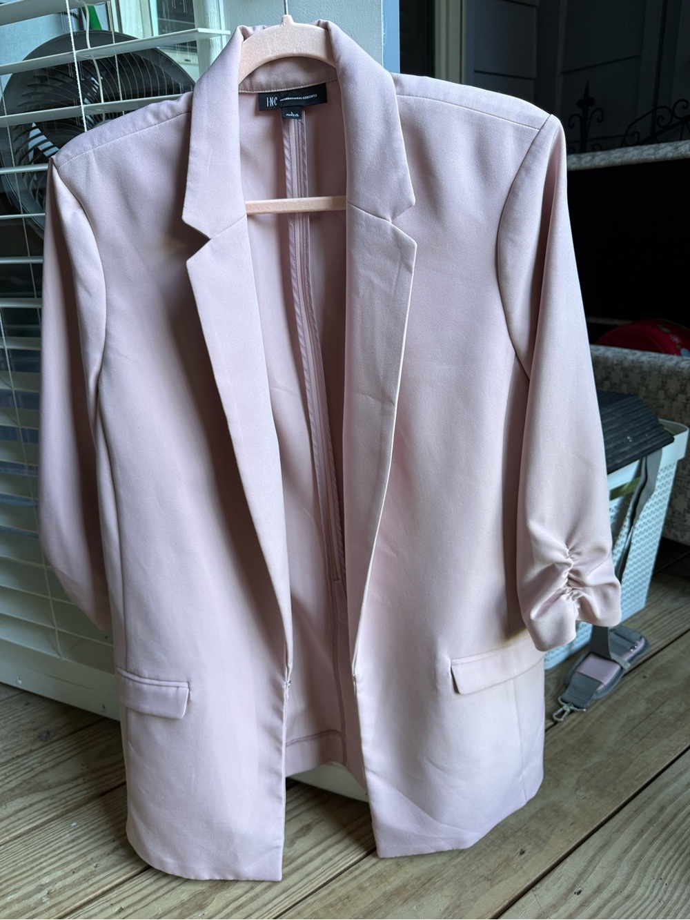 INC International Concepts Light Pink/Blush Blazer. Like new.